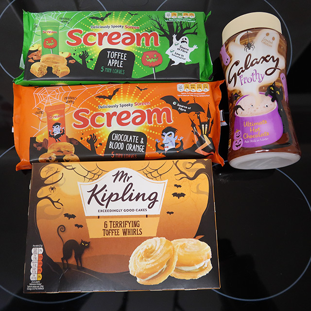 Some Halloween-themed food in 2019