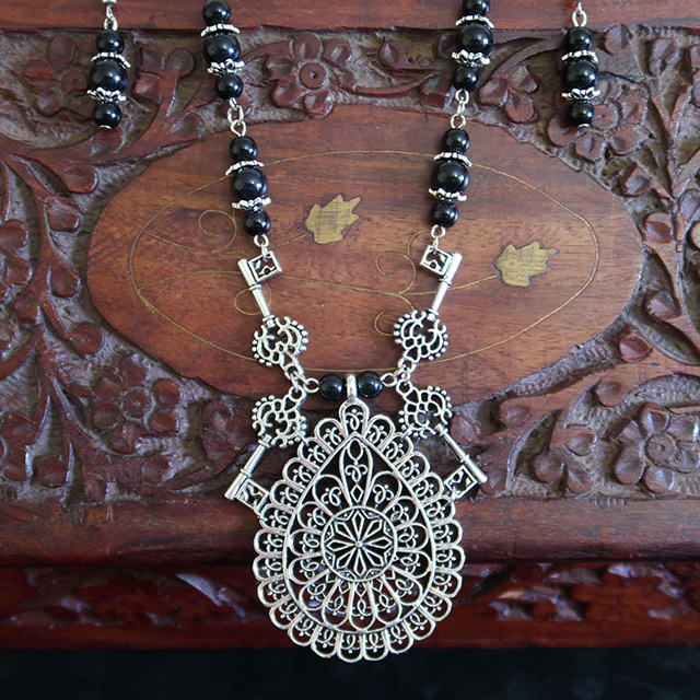 Cathedral Keys necklace and earrings